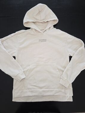 Puma Men's Light Cream Pullover Hoodie